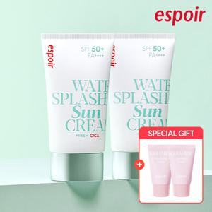 [에스쁘아] [2개] 워터 스플래쉬 선크림 프레쉬 시카 60ml