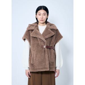 막스마라 벨티드 테디 패브릭 질레 케이프 2514731141600 005