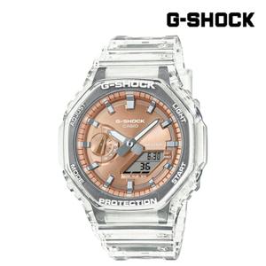 [지샥]스켈레톤 GA-2100BM-7A5DR MAIN 지얄오크 투명시계 팔각베젤 방수시계