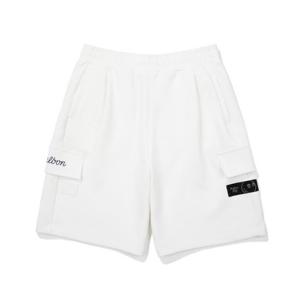 말본골프반바지 KQJ M5123PHP01OWT 트레블 스크립트 버뮤다 팬츠 OFF WHITE