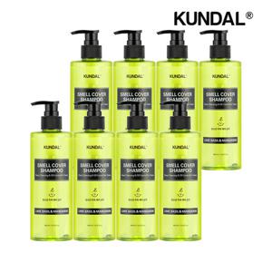 쿤달 올데이 스멜커버 청소년 샴푸 라임바질앤만다린 400ml x8개