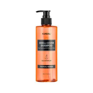 쿤달 올데이 스멜커버 청소년 샴푸 트로피컬망고 400ml x1개