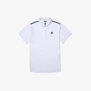 휠라반팔티 TQJ FS2TSG2321X-WHI 스트레치 숄더라인 카라티