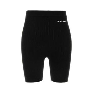 질 샌더 로고 프린트 컴프레션 반바지 J40MU0112J15410 001 TP934579357