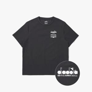 디아도라반팔티 AQS D5221RRS12GRD 러닝 쿨링 반팔 피스테 DARK GREY