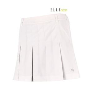 [엘르골프]23 여성여름 메쉬 트임플리츠스커트 6J41852-100_BP