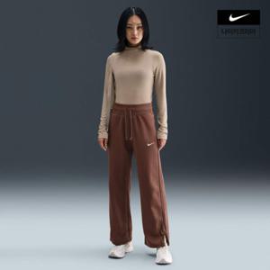 [나이키] 스포츠웨어 피닉스 플리스 여성 하이웨이스트 와이드 레그 프렌치 테리 스웻팬츠 FZ7208-265