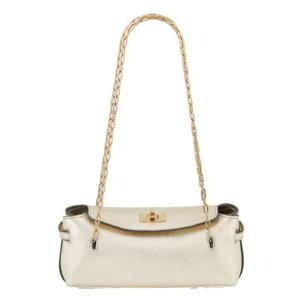 안야힌드마치 숄더백 192057Metallic Nappa Neutrals