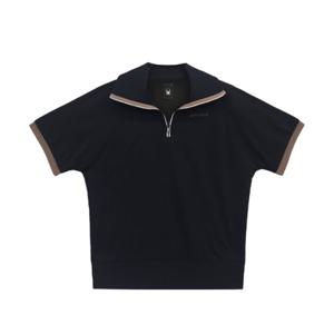스파이더 우먼스 카라 티셔츠 BB SPJMCNTS351W BLK LMT OWH