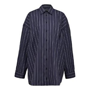 25 FW 발렌시아가 스트라이프 코튼 미니 셔츠 드레스 838783TSM14 TP441497863