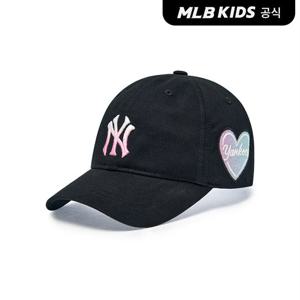 [MLB키즈 공식] 25N 샤인 그라운드 볼캡 NY (Black) 7FCP8505N-50BKS