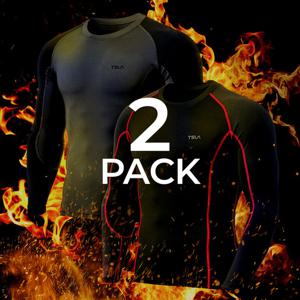 테슬라 언더레이어 기모 라운드 긴팔 2팩 TM-YUD74