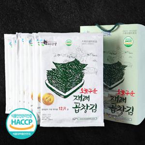 12월 지주식 홍도 조미 재래곱창김 30g 10봉×4세트 (선물용)