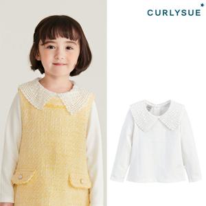 [컬리수] 레이스 카라티셔츠 C211TSG02P