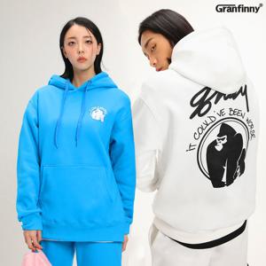 그랜피니 드로잉 캐릭터 후드 티셔츠 GFHT016