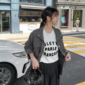 [메이블루] 니셀 포켓 야상점퍼