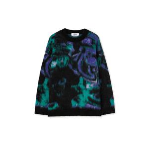 MSGM 여성 마그마 프린트 스웨터 3542MDM213