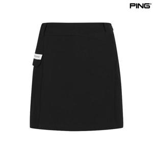[핑골프]여성 테잎 포켓 장식 큐롯 스커트 (121D2PC381_BK)