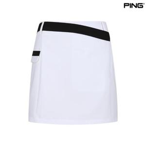 [핑골프]여성 테잎 포켓 장식 큐롯 스커트 (121D2PC381_WH)