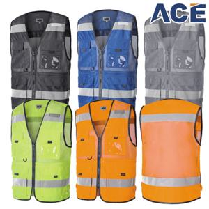 ACE-V921~925 춘추조끼 작업복 현장 안전 근무복 유니폼