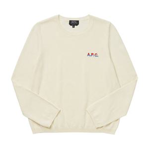 아페쎄 니트 COGUQ F23215 TAW ECRU ROUGE 알반 투톤