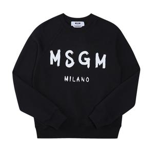 MSGM 맨투맨 2000MDM513 200000 99 브러시드 로고
