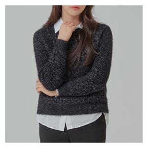 [미쏘][미쏘]날개사 메탈 크롭 스웨터(MIWKAB153T)
