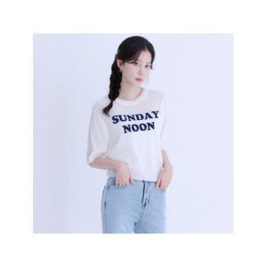 [로엠] 레터 반팔 풀오버 RMKAE37R99