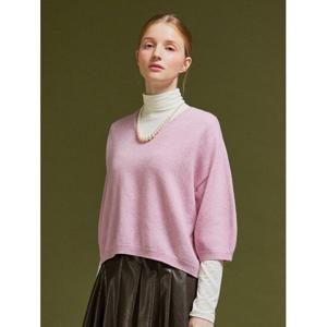 [매긴]홀가먼트울100V넥니트_M4W1KT2000