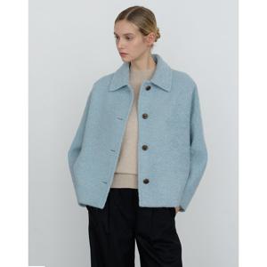 닥스 여성 24FW 역시즌세일알파카/캐시미어그린 볼륨 자켓 DLJA4D003E1