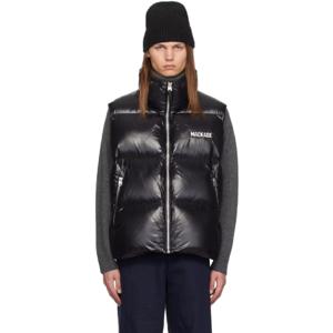 25 FW 맥케이지 남성 블랙 케인 다운 베스트 242015M185001