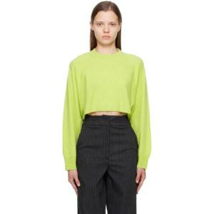 25 FW Loulou de Saison 여성 그린 보카스 스웨터 231473F096003