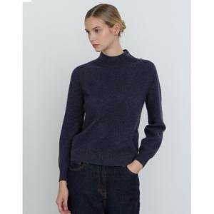 닥스 여성 24FW 역시즌세일캐시미어 네이비 아가일짜임 글리터 하이넥니트 DLSW4D101N3