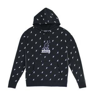 캉골 Aop 후드티 K96159 Black Combo