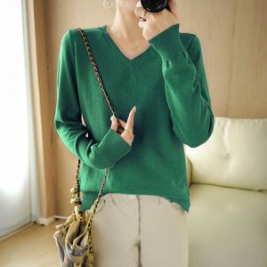 [올리비에스클로젯]데일리 브이넥 긴팔니트_O2501KN001A