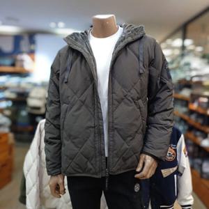 [지프](공용 )  FUR 안감  다이아ST  후드 다운점퍼 JP4JPU304DG