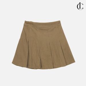 엘케이트 여성 스커트 스판 골덴 안감내장 A라인 플리츠스커트 LNNP007