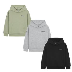 [디스커버리키즈-US] DKTR35051 키즈 에센셜 스몰로고 트레이닝 후드티셔츠