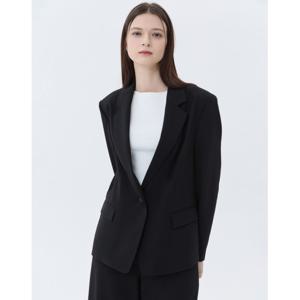 질스튜어트 뉴욕 여성 24SS BEST스테디셀러블랙 단색 긴팔자켓 WJJA4B600BK