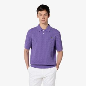 [시즌오프 30% 인하] 라코스테 공식 남성 케이블 반팔 스웨터 폴로 PH268E-55G I1M