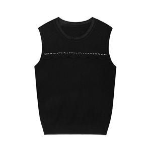 [아날도바시니]() 펄라인 슬리브리스 니트(AX06KP32M)