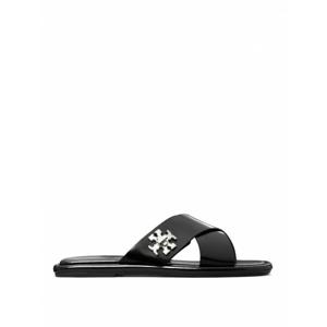 [TORY BURCH] 여성 샌들 T 락 크로스 밴드 슬라이드 170611006 블랙 /8