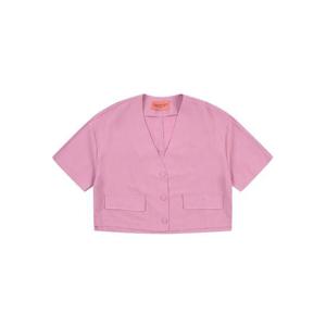 [반에이크]루즈핏 브이넥 반팔점퍼_VB37JKUD05Z