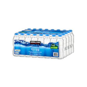 커클랜드 시그니춰 먹는샘물 무라벨 500ml X 40개