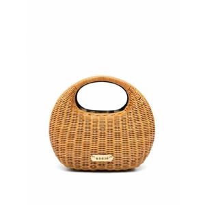 [SACAI] 여성 크로스 바디 백 Rattan 라운드 S12302976 베이지 /8