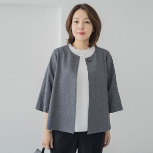 엄마옷 마담4060 첼리나플리츠자켓 여름자켓 -ZJK2504018-