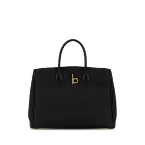BURBERRY Black leather small Rocking Horse handbag 8099401 A1189