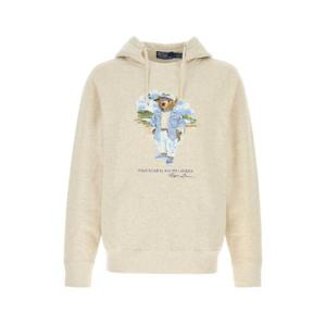 POLO RALPH LAUREN Melanesiano ivory cotton blend sweatshirt 710966739 001