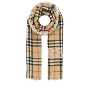 BURBERRY Embroidered wool scarf 8105913 A2021