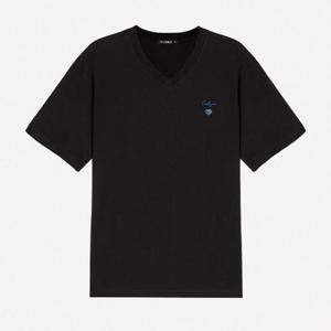 뱅뱅 HC07 여름 남성 스몰자수 브이넥 반팔티 CTL314